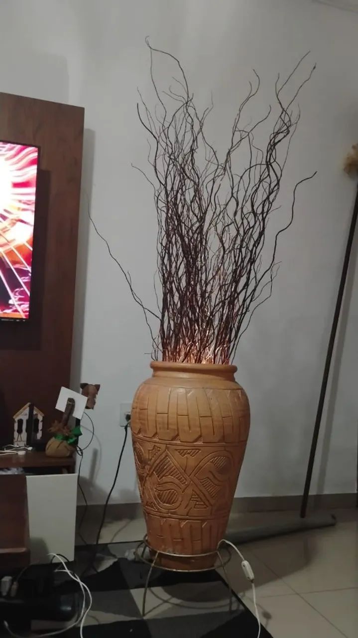 Jarro decoração  pode colocar lâmpada dentro
