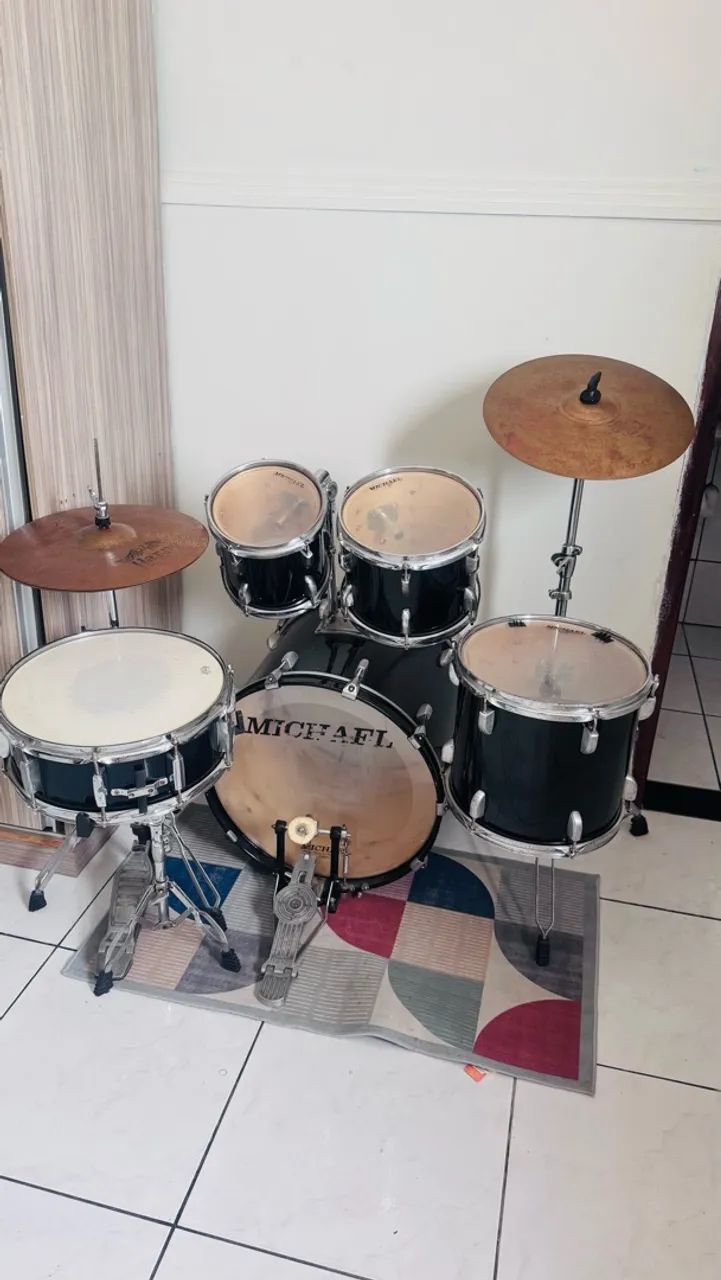 Vende-se BATERIA ACÚSTICA MICHAEL - Foto 3