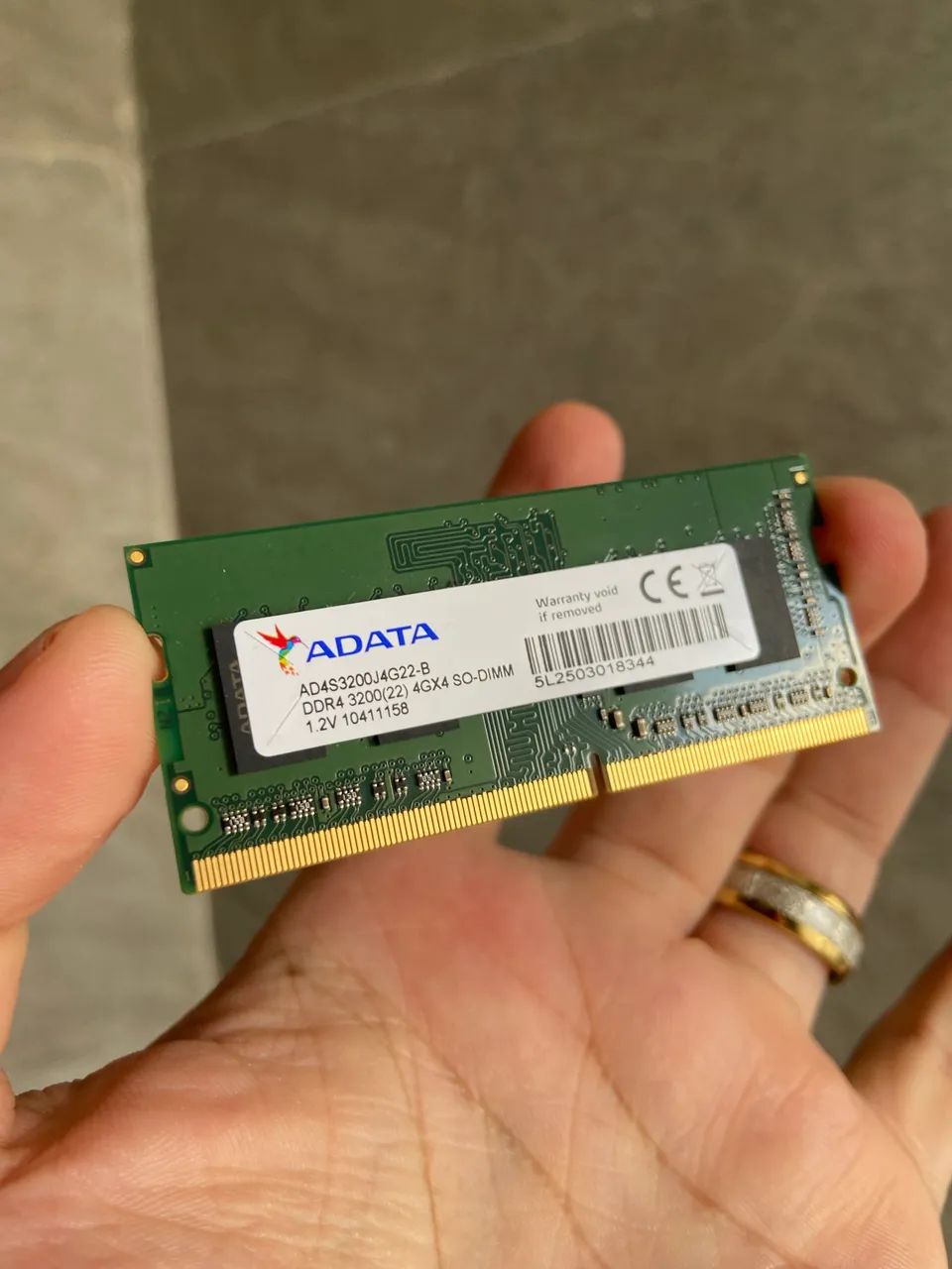 Memória RAM ADATA 4GB DDR4 3200MHz para Notebook  - Foto 2