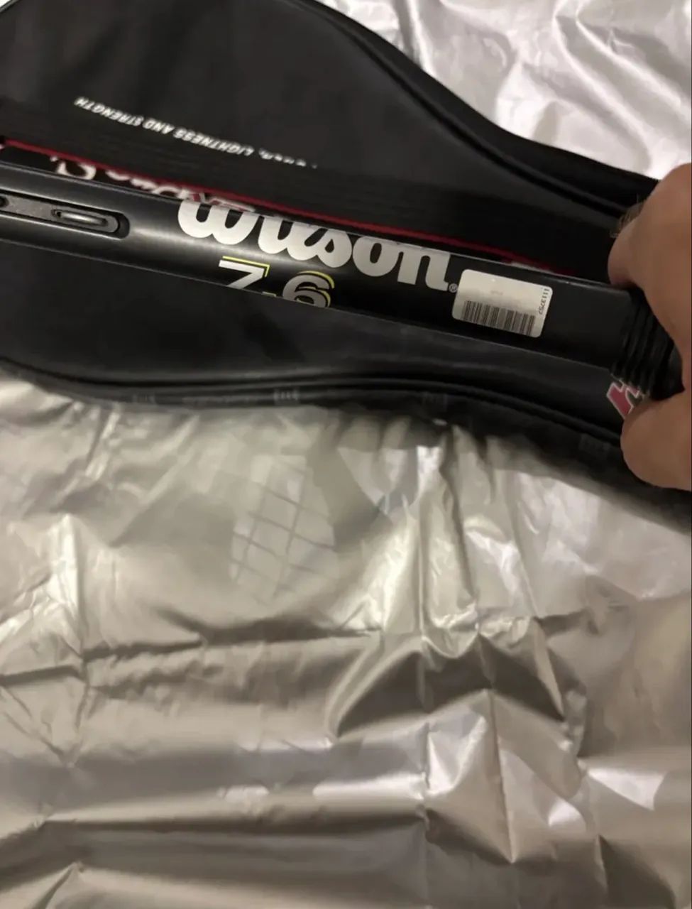 Raquete De Tênis Wilson Hyper Pro Staff 7.6 Rollers Vintage - Foto 4