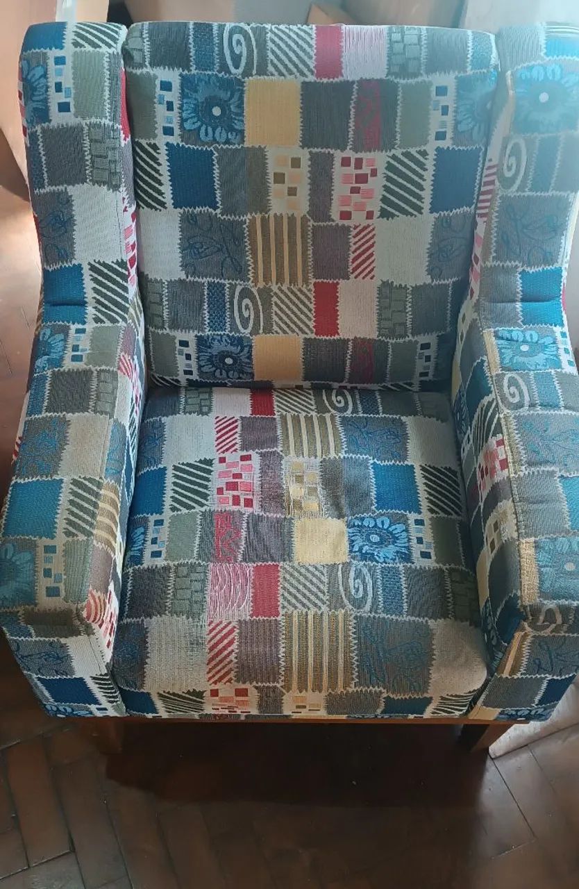 Poltrona estampada vintage  - Foto 2