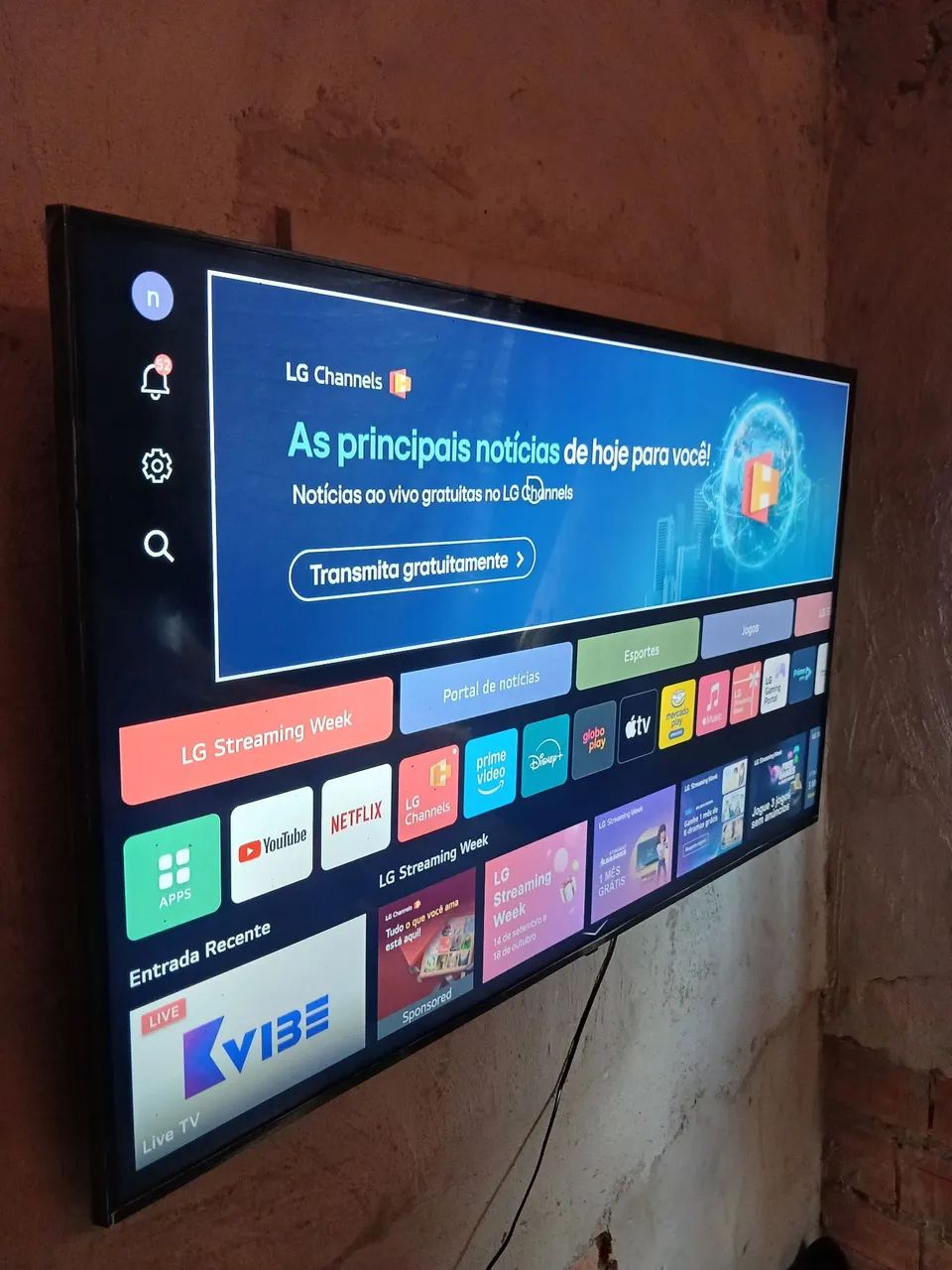 Tv 55 4k Android roku com controle olho mágico  - Foto 3