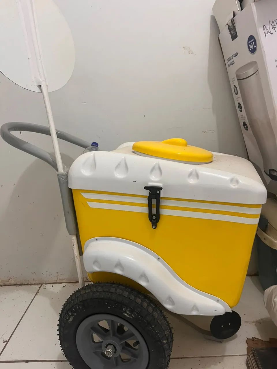 Carrinho de sorvete novo
