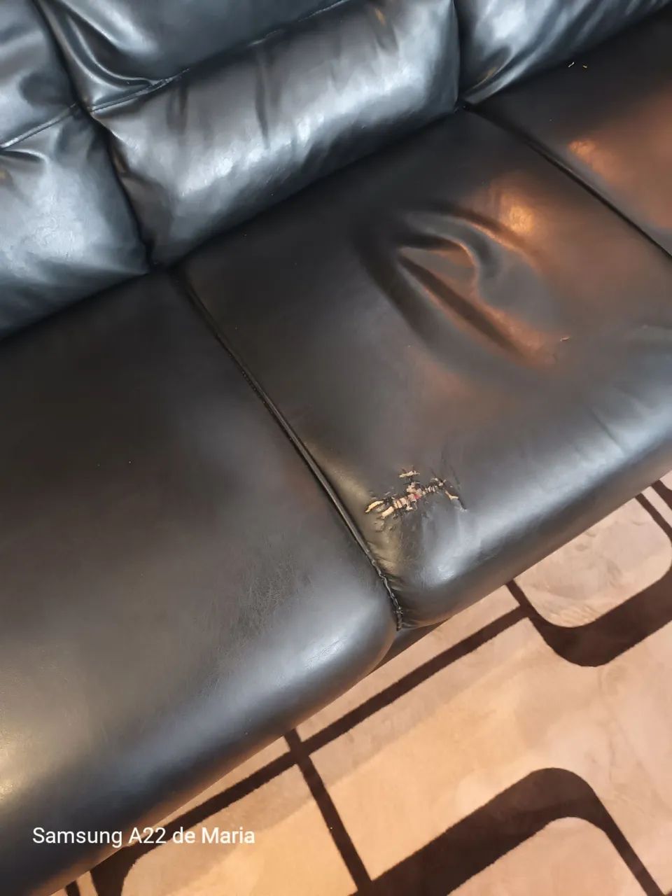 Vendo conjunto de sofá usado - Foto 3