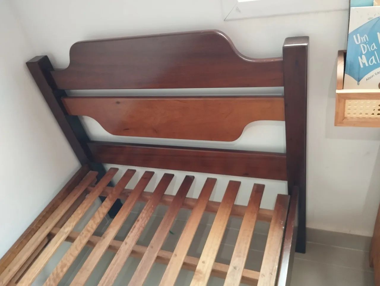 Cama de solteiro em madeira do sul  - Foto 4