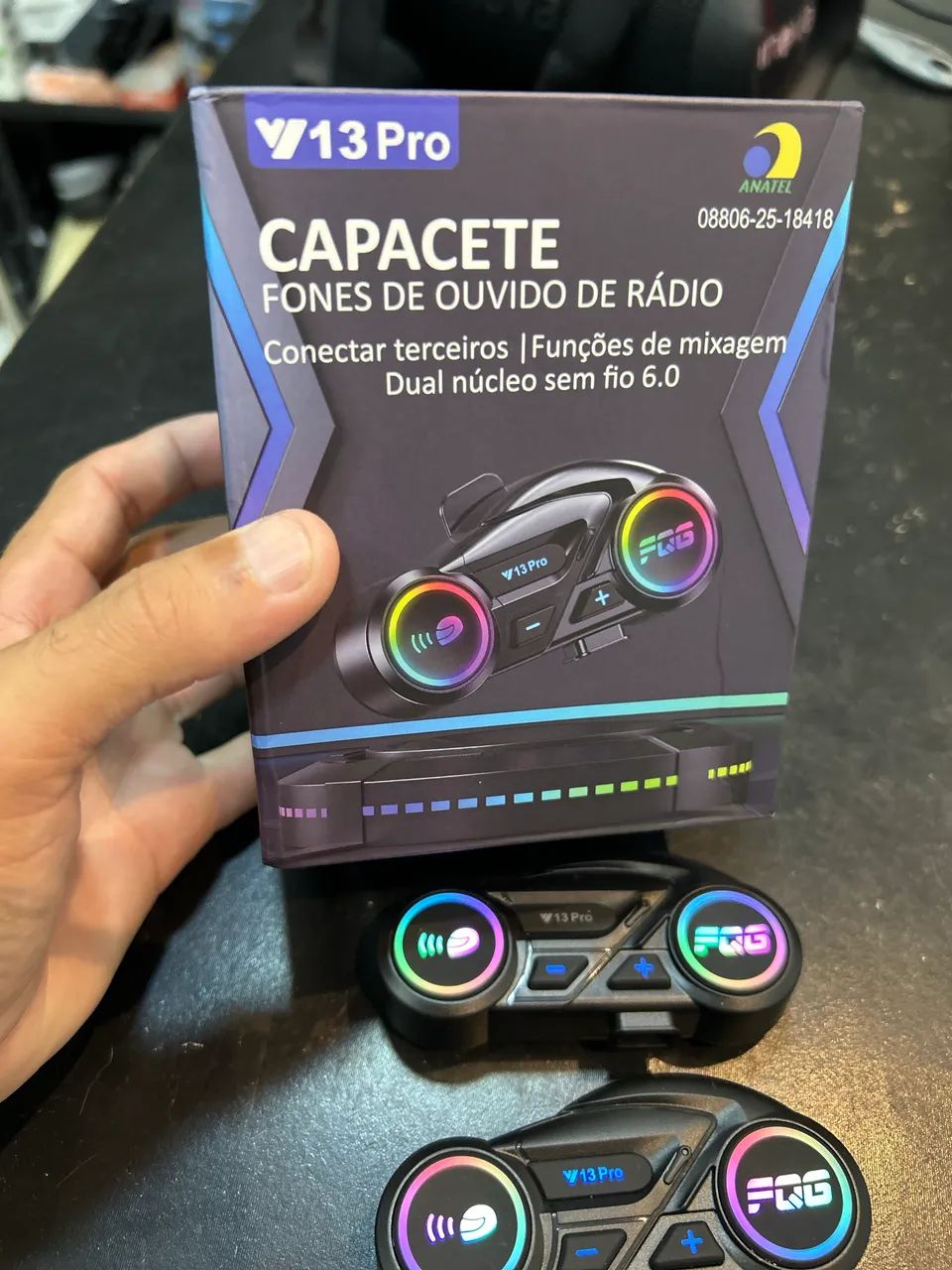 INTERCOMUNICADOR BLUETOOTH PRA CAPACETE  - Foto 2