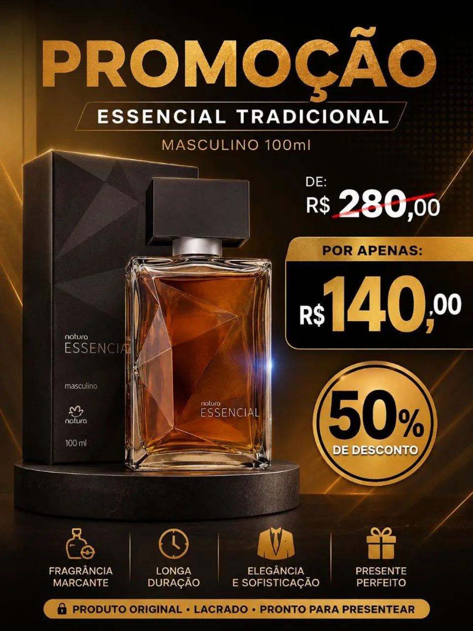 Perfume Essencial Tradicional Masculino 