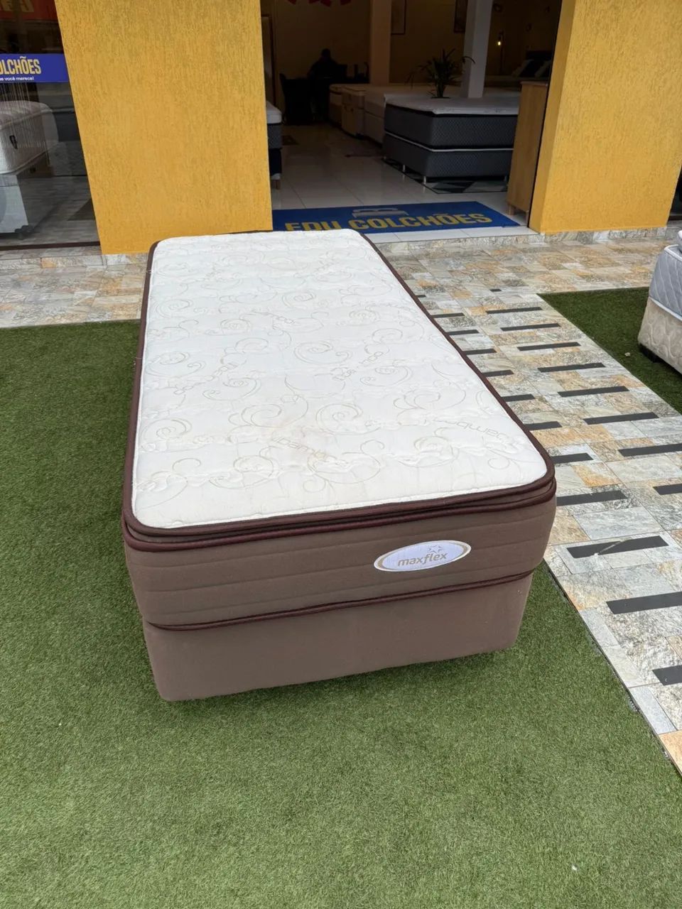Cama box Solteiro MAXFLEX SEMINOVA TOP - ENTREGO  - Foto 3