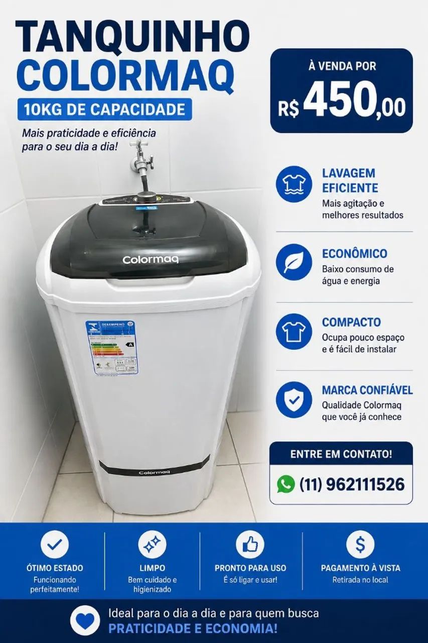 Vendo tanquinho 