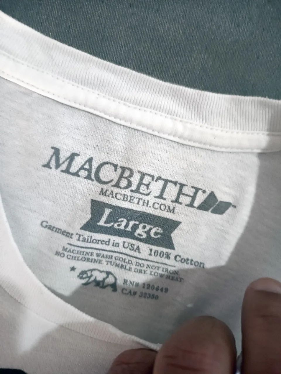 Camiseta Macbeth Importada - Tam. G - Foto 2