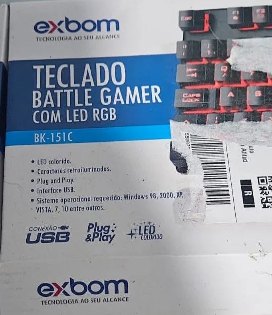 Teclado Gamer Exbom - Foto 2