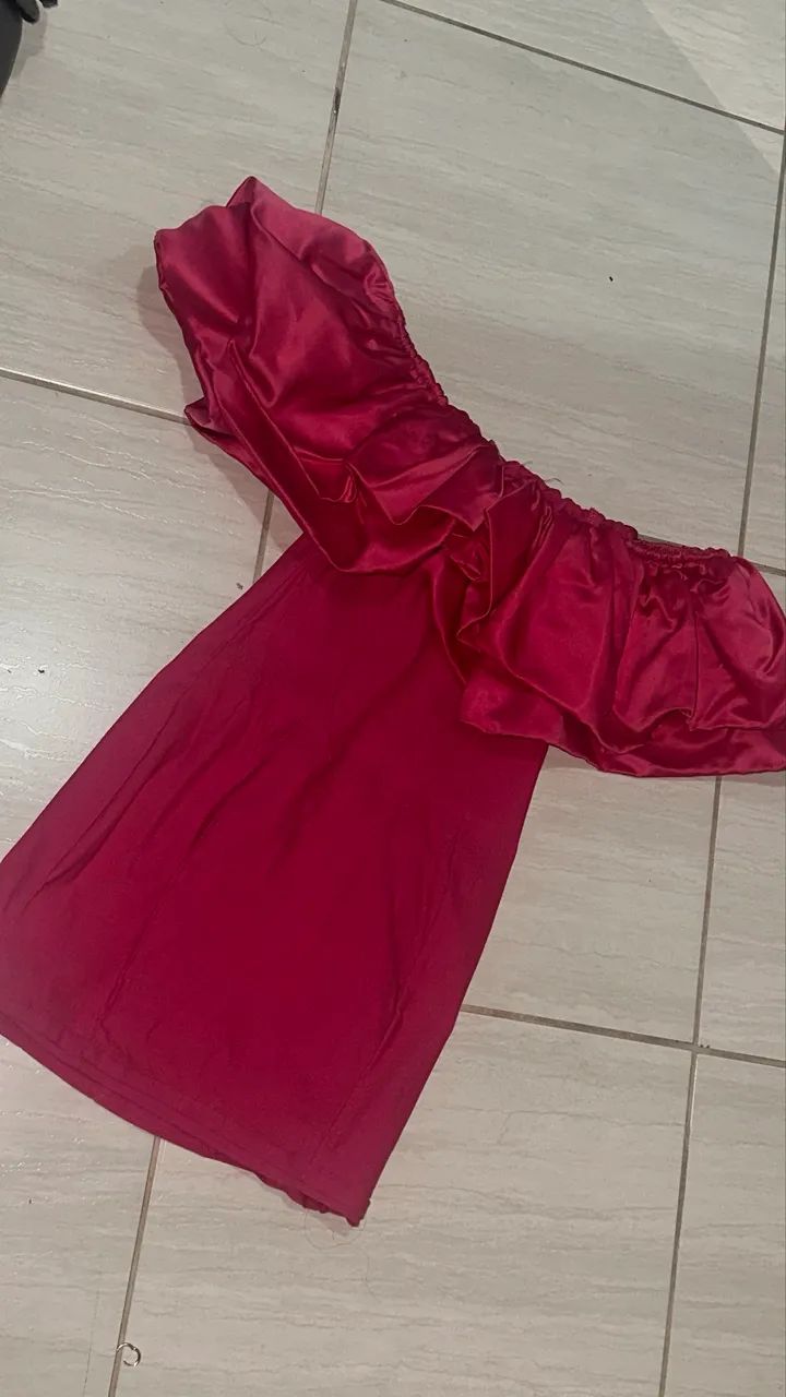 Vestido Rosa babados