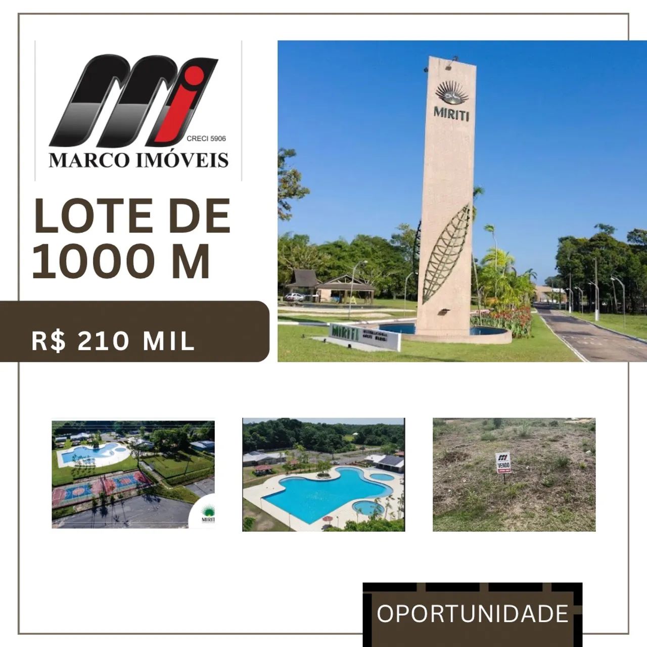 Lote no Condomínio Miriti