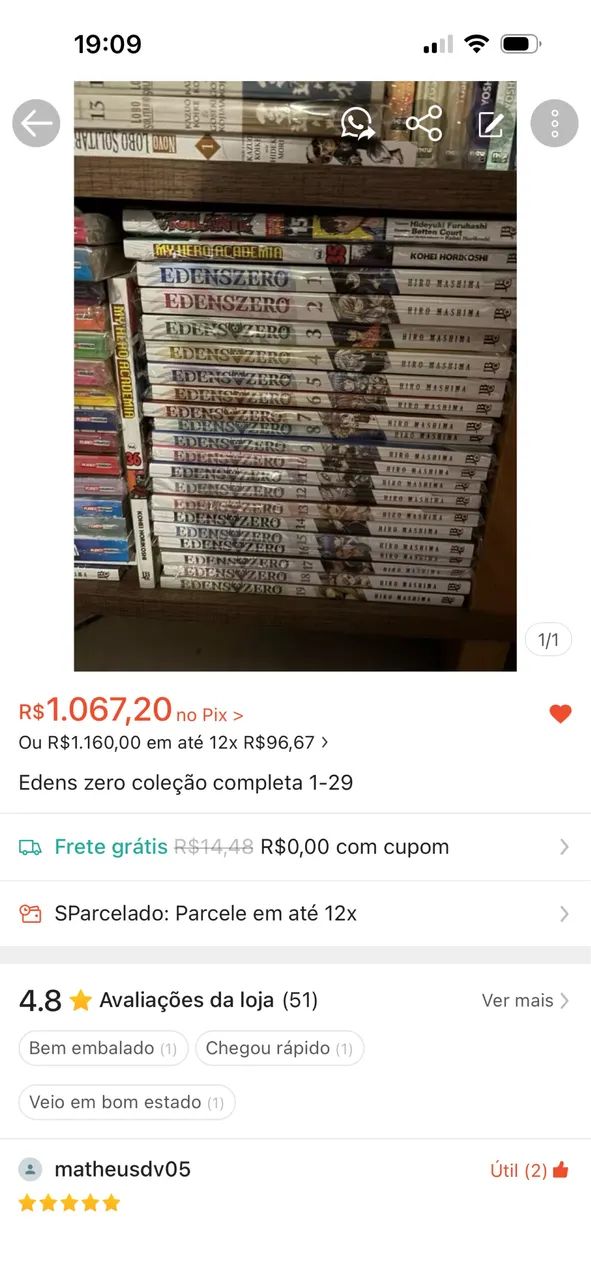 Edens zero coleção completa 1-29
