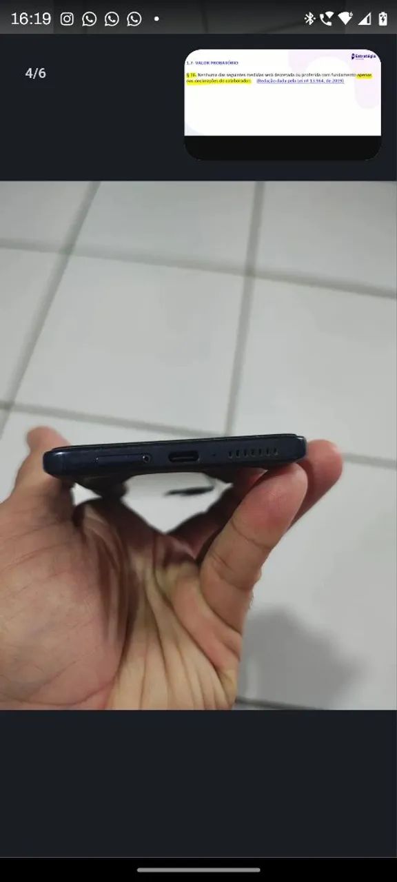MOTOROLA EDGE 20 PRO, 256/12 RAM, TODO PERFEITO!! - Foto 3
