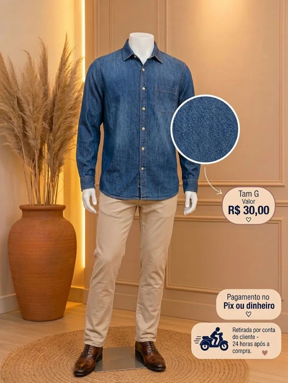 Roupa Masculina G - Foto 3