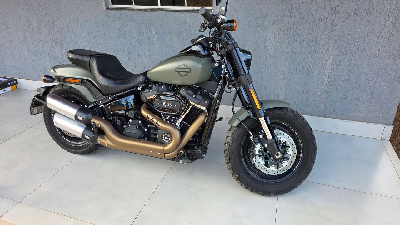 Harley Fat Bob com 715 km - Foto 2