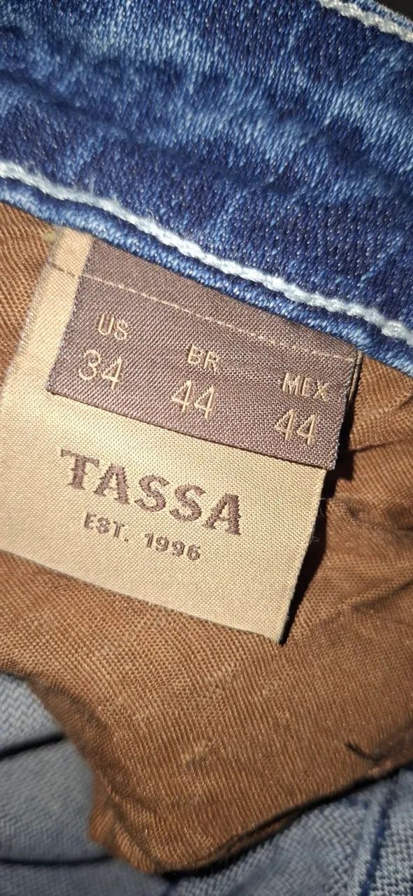 Calça Tassa Jeans Bordada NOVA! - Foto 5