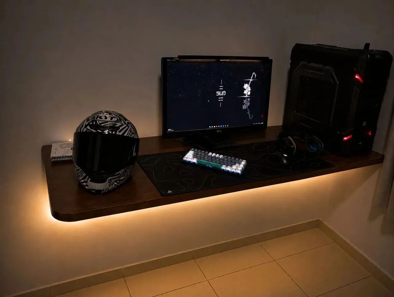 Mesa de Madeira Maciça Para Escritório  - Foto 4
