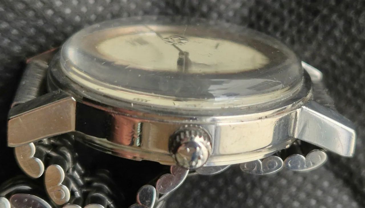 RELÓGIO SUÍÇO VINTAGE ETERNAMATIC  - Foto 4