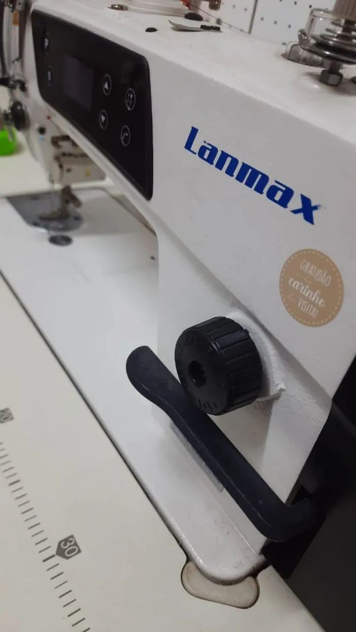 Máquina Reta Lanmax 9980D Direct Drive1 ano de uso  - Foto 2