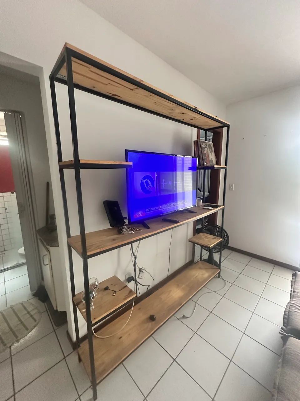 Rack para sala estilo industrial  - Foto 2