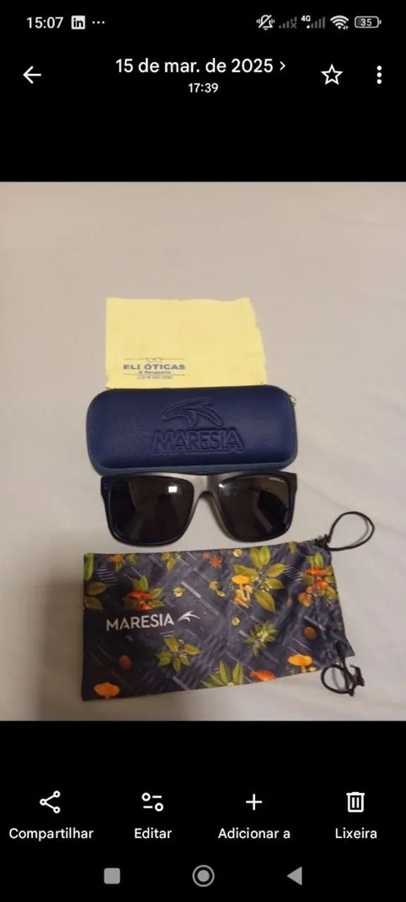 Óculos de sol maresia