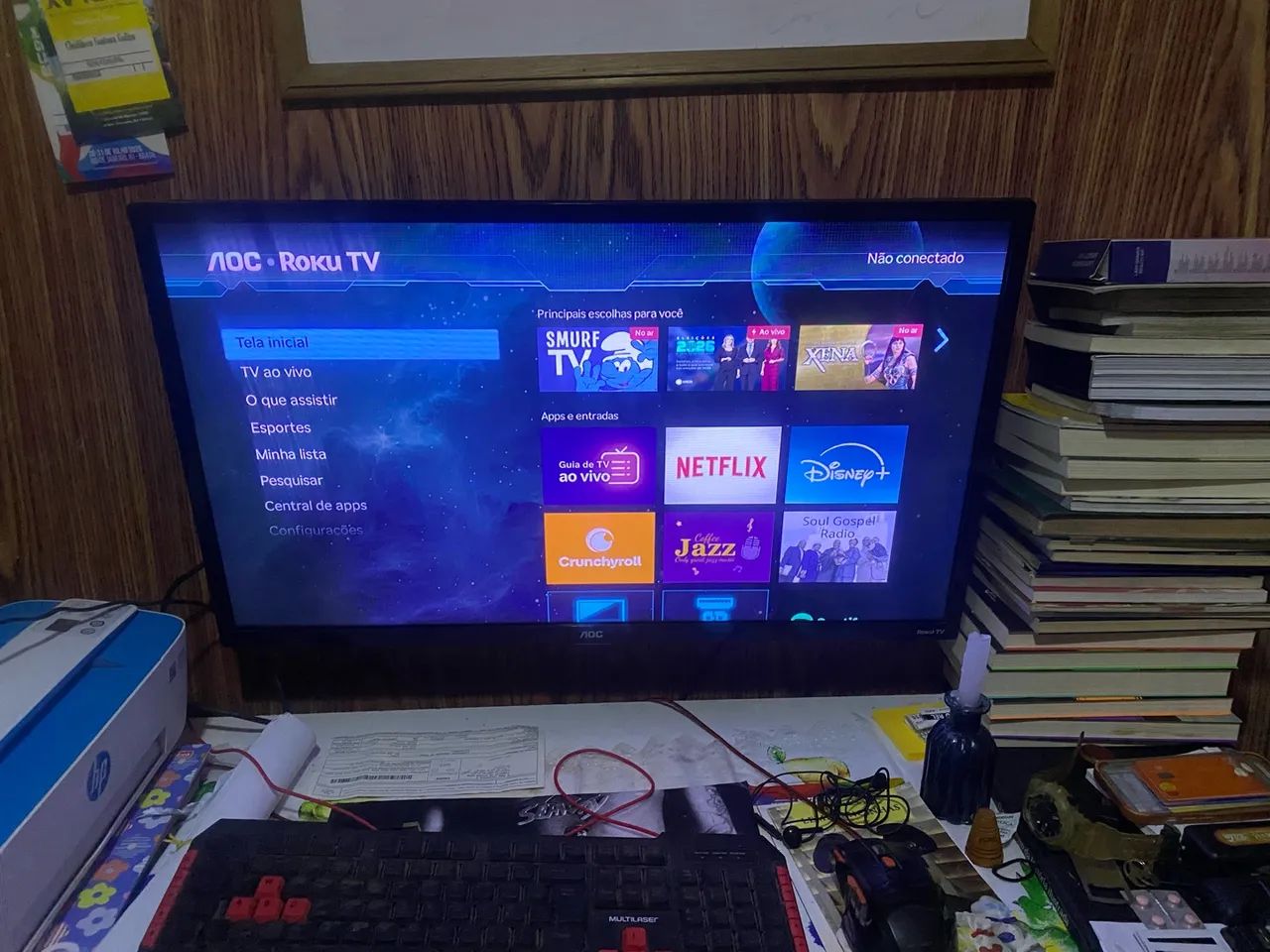 Smart TV AOC Roku TV 32 polegadas - Foto 2