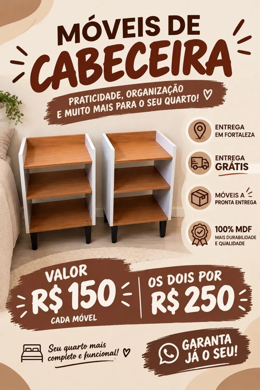 Mesas de cabeceira 