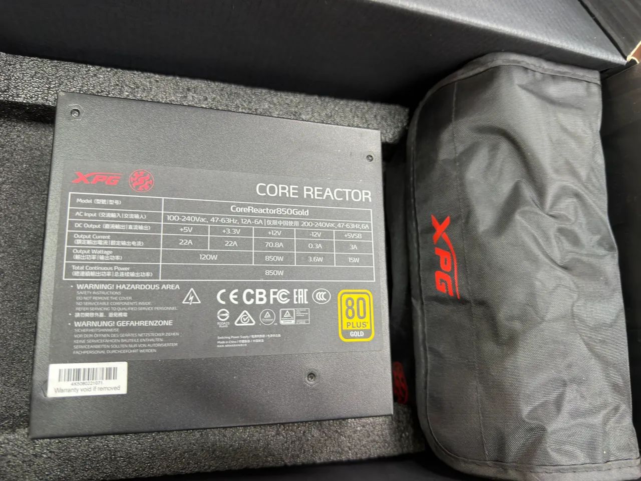 Fonte XPG 850W modular - Foto 4