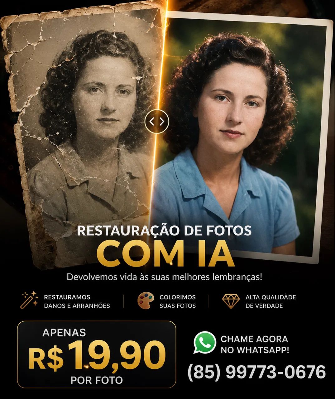 Recupere fotos com IA