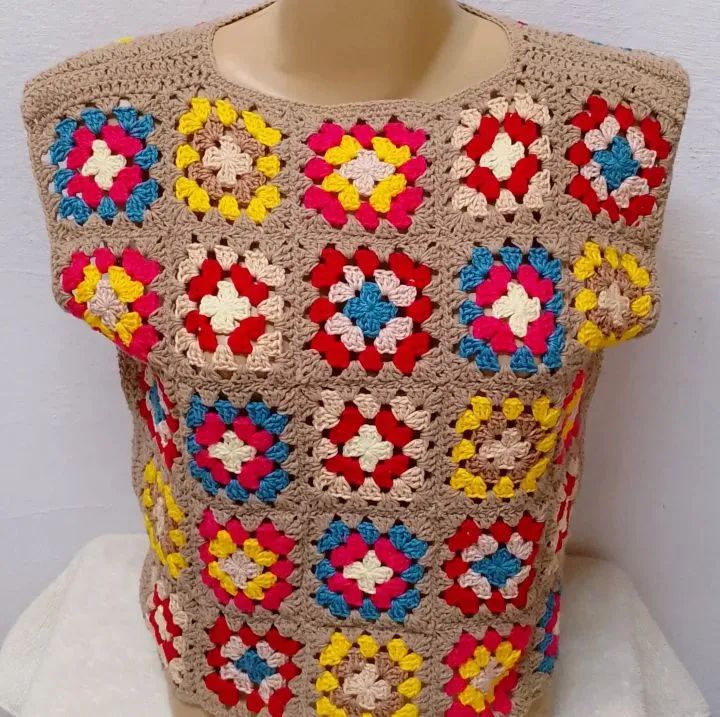 Blusa de crochê 