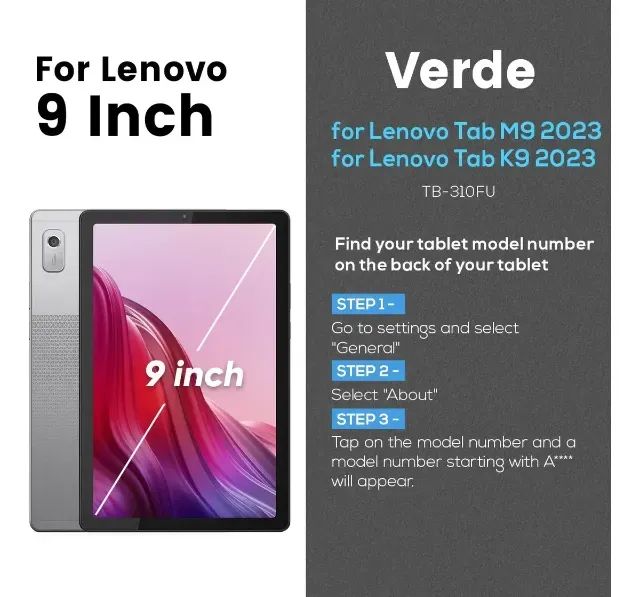 Capa Á Prova De Queda 3 Em 1 Para Lenovo M9 9''polegadas - Foto 5