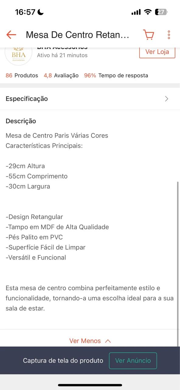 Mesa de centro  - Foto 2