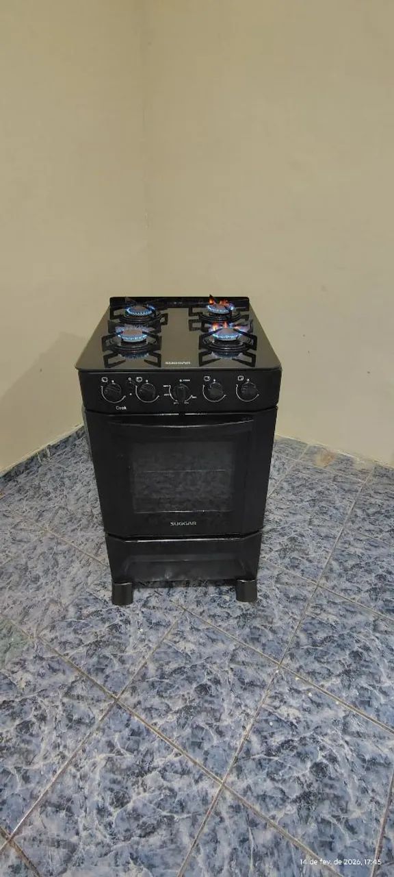 Fogão mesa de vidro 