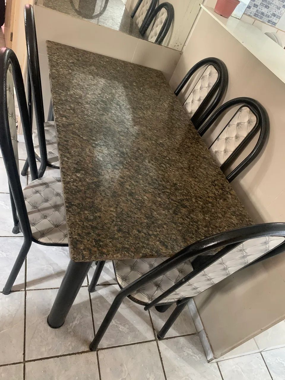 Mesa de mármore 1,40x75 - Foto 2