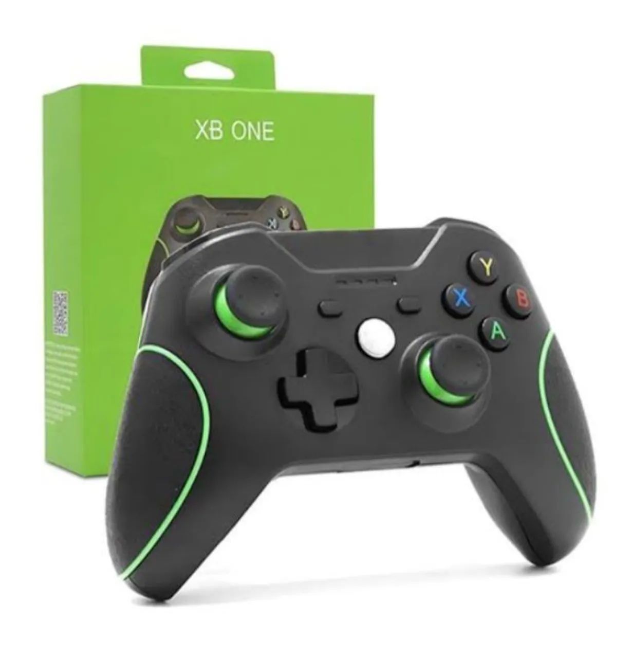 Joystick Sem Fio Controle Compatível Com Xbox One Pc E Cloud Gaming Cor Preto E Verde - Foto 3