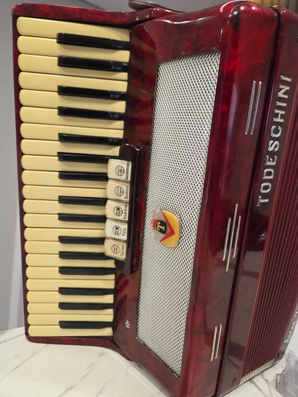 Acordeon Todeschini Super 5 - Foto 2