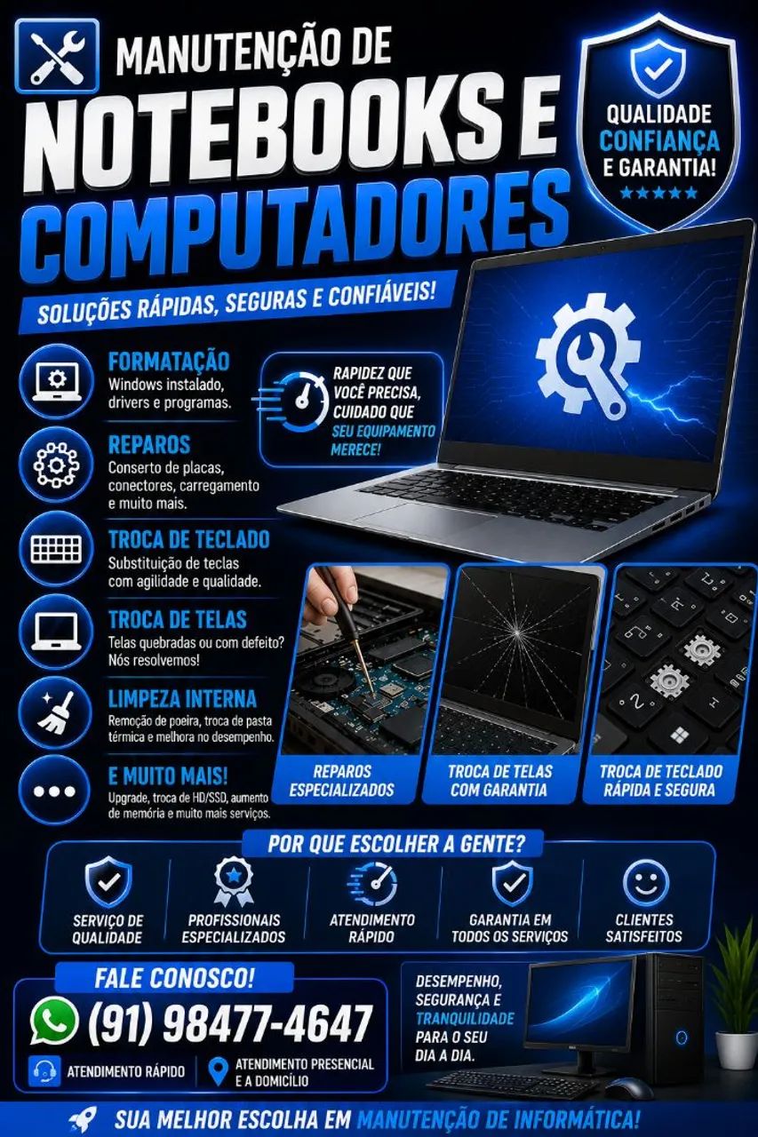 Trabalhamos com montagem e manutenção de micro - Foto 3