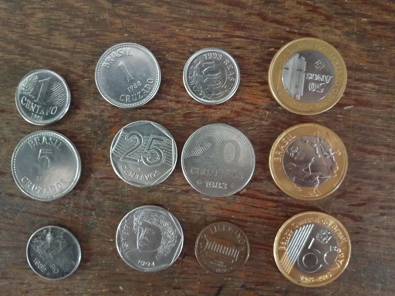 Moedas para coleção 