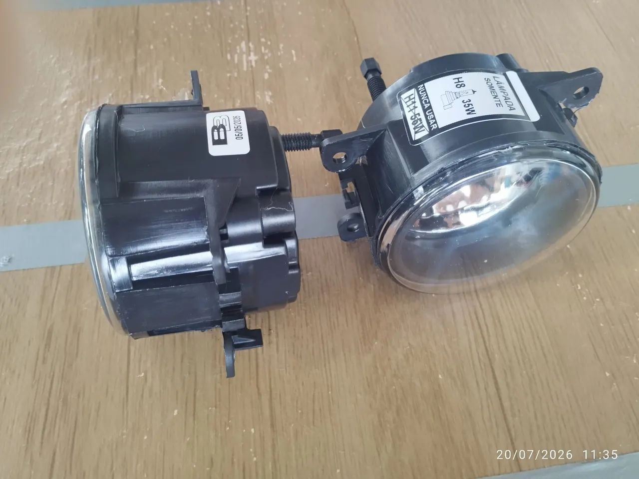 Farol de milha para Duster, kwid, Logan, Sandero.  