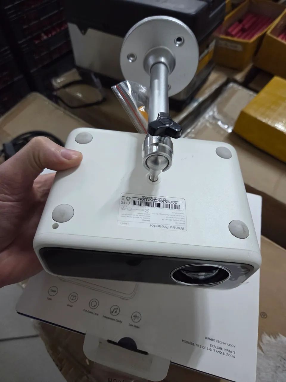 Projetor Wanbo Mini Com Suporte  - Foto 2