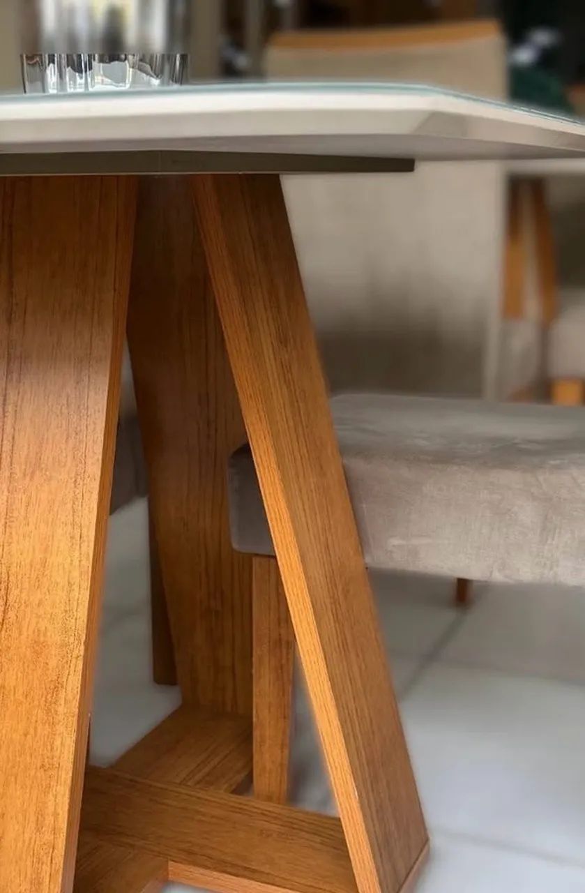 Vende-se mesa com 4 cadeiras  - Foto 4