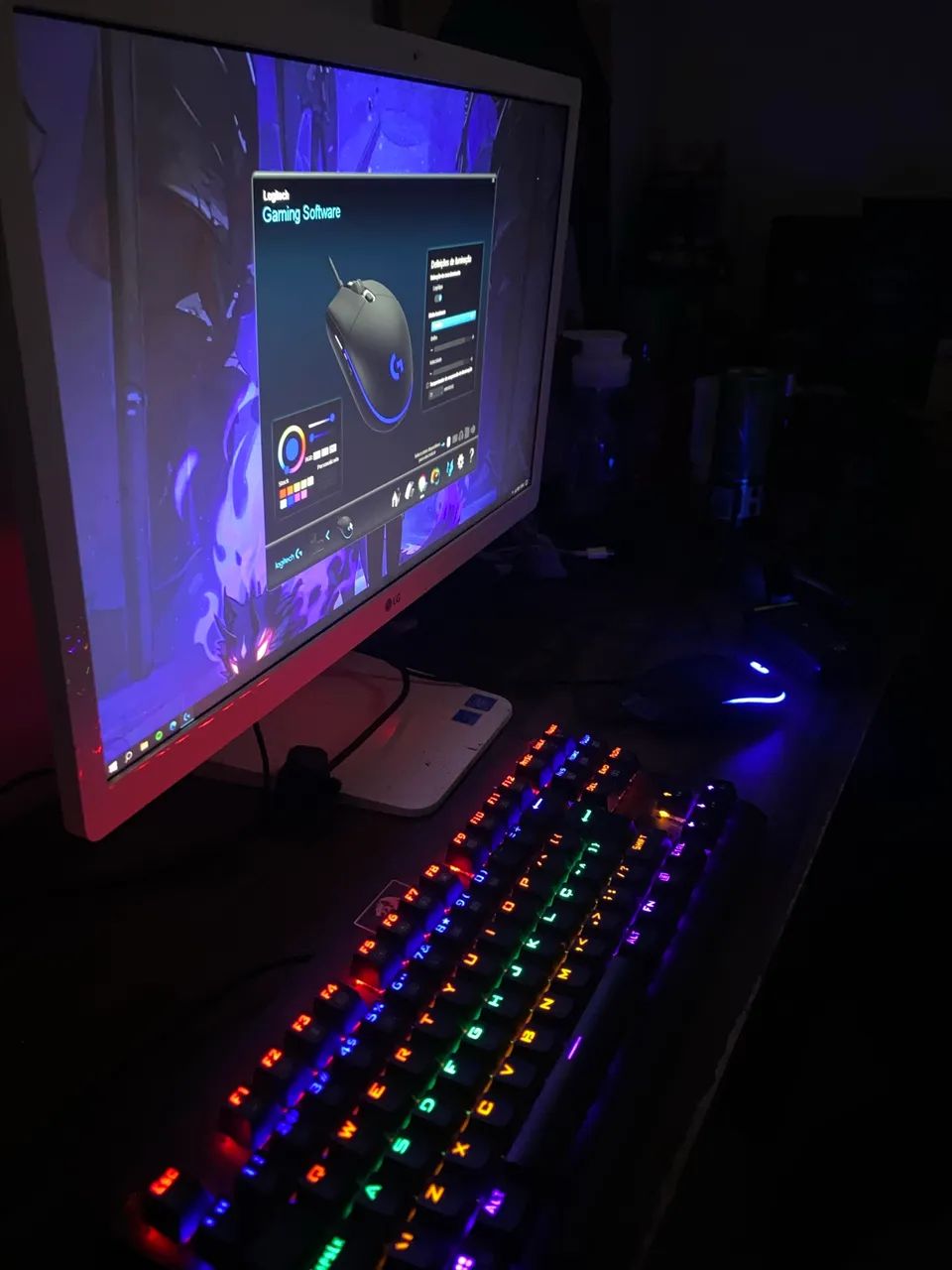 PC All In One Quad Core com periféricos gamer (NO PREÇO PRA IR RÁPIDO) - Foto 4