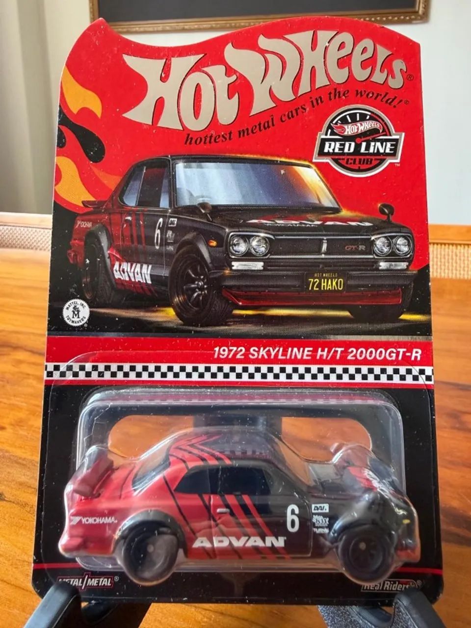 Hot Wheels RLC 1972 Skyline H/T 2000GT-R ADVAN