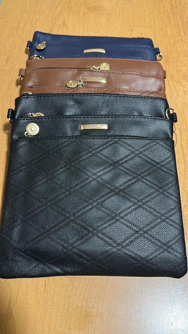 Três bolsas transversal 