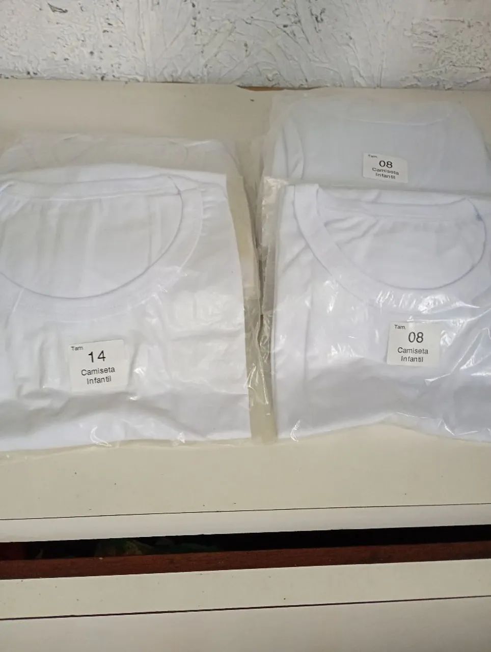 Camisetas infantil kit ou avulsa sai por 13.00 cd