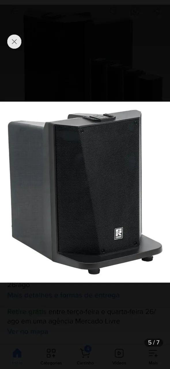 Caixa ativa torre line Array Staner TWS-410 - Foto 2