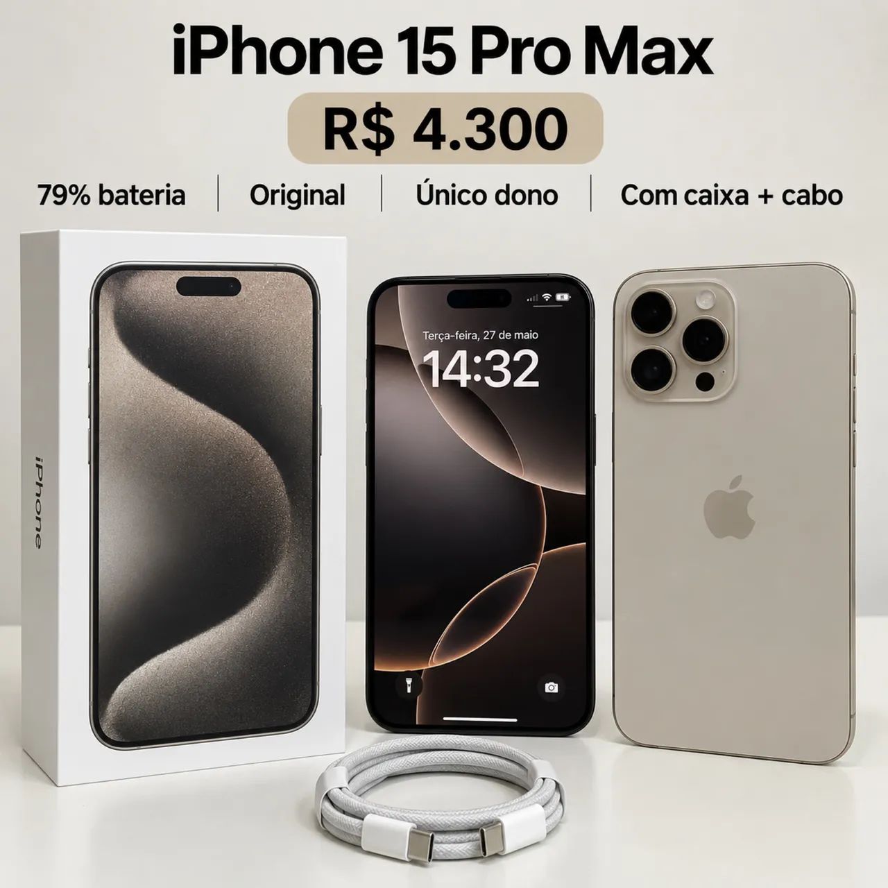 iPhone 15 pro max 