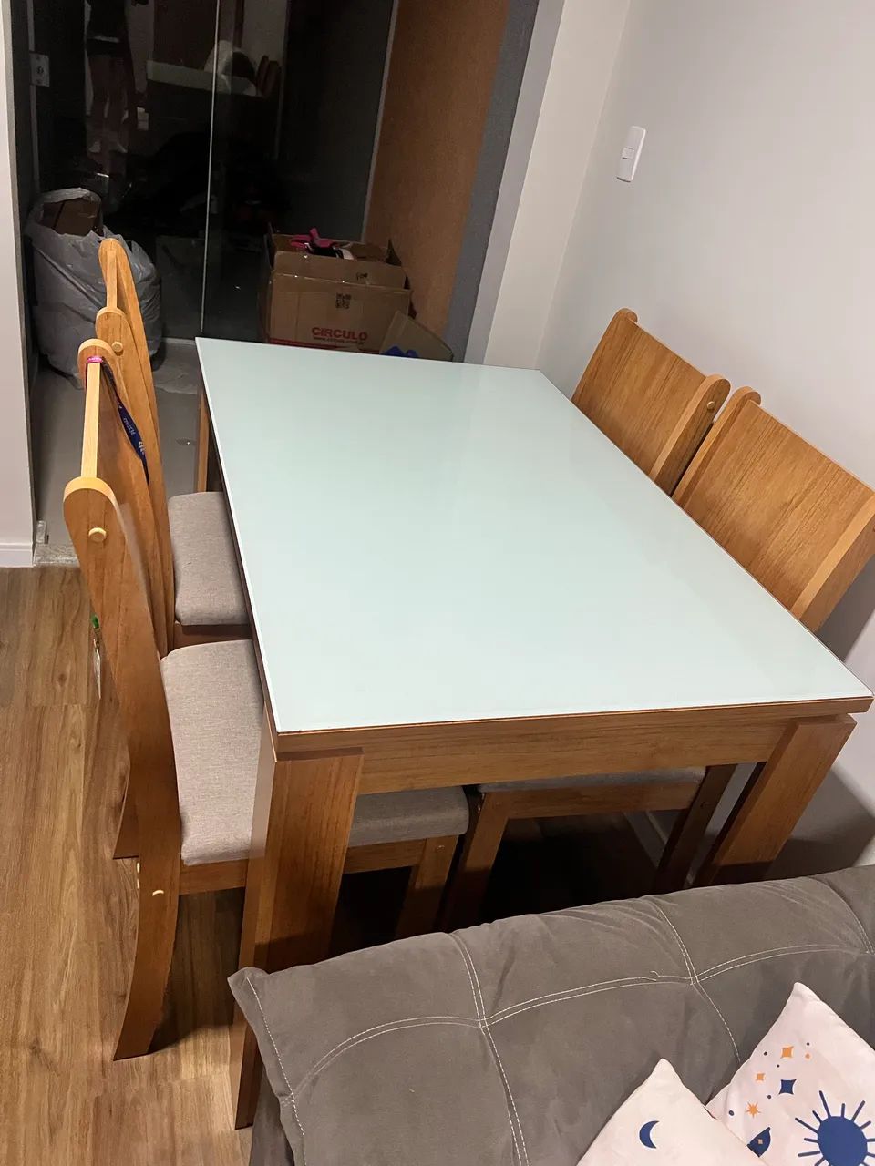 Mesa de jantar com 4 cadeiras 1,20 X 0,80 - Foto 4